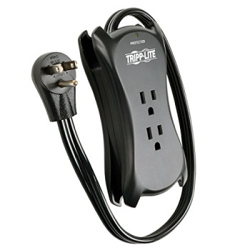 Best Travel Power Strip with Surge Protection: Tripp Lite Traveler3USB Surge Protector 